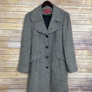 Anne Klein Chevron Coat - Size 16!